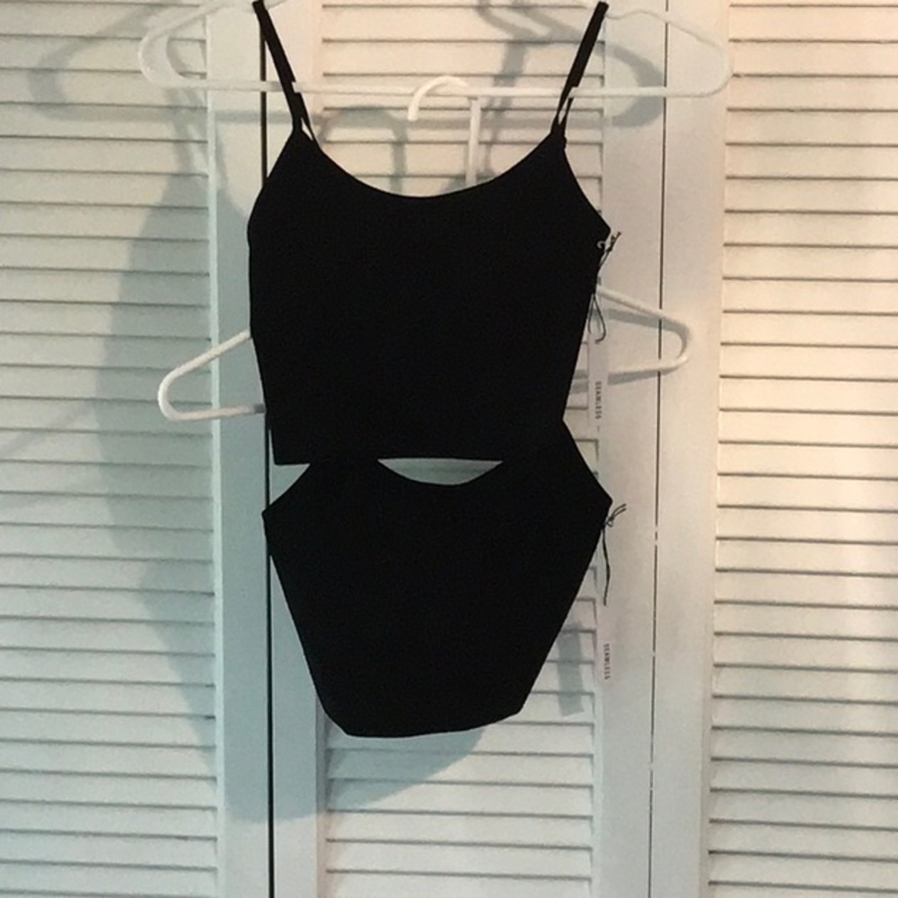 Forever 21 Pair of Black Crop TopsBralettes/Camisoles - Brand New!